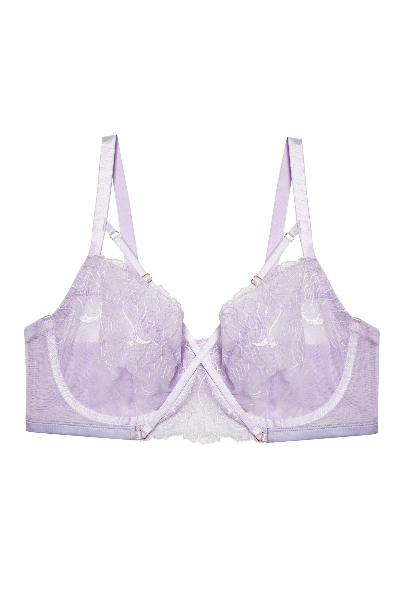 Only 29.40 usd for Mila Lilac Lace Bra Online at the Shop